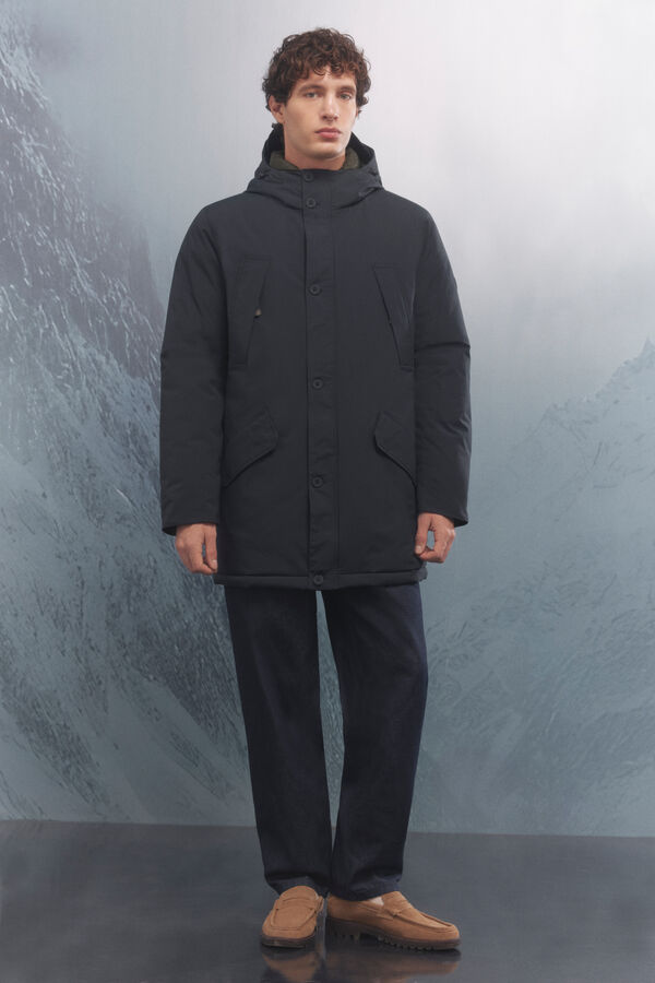 Springfield Casaco t&eacute;rmica acolchoada azul