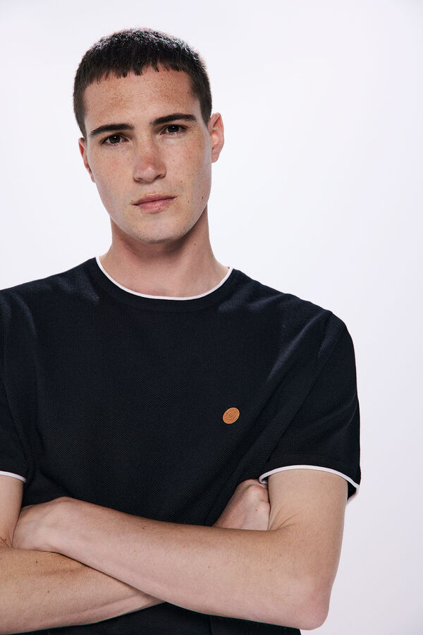 Springfield Camisola manga curta preto