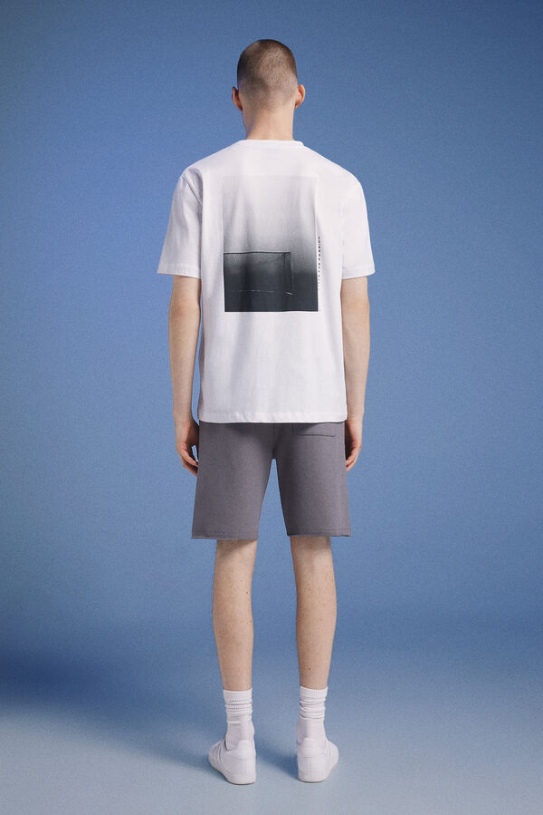 Springfield Bermuda felpa Pedri x Springfield gris