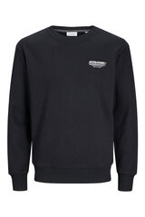 Jack & Jones Sudadera relaxed fit negro