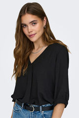 JDY Blusa manga 3/4 negro