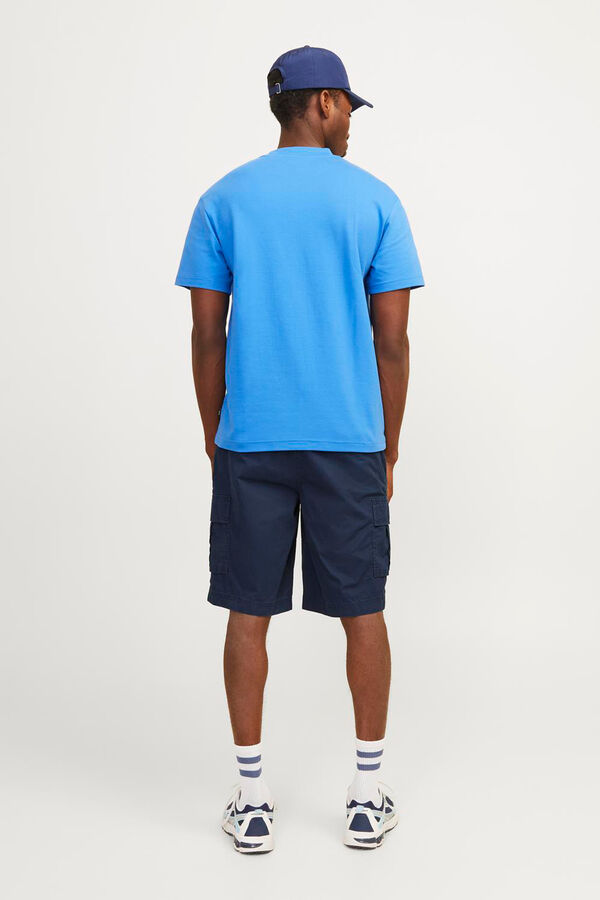 Jack & Jones Pantal&oacute;n corto tipo cargo azul