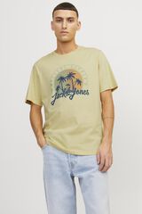 Jack & Jones T-shirt b&aacute;sica  estampado