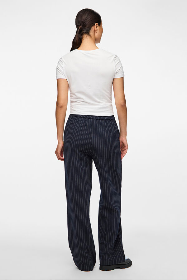 Pieces Cal&ccedil;as de riscas cinzento