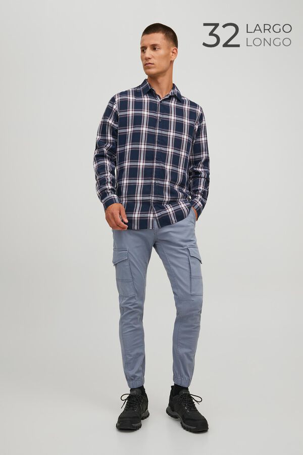 Jack & Jones Cal&ccedil;as cargo azul