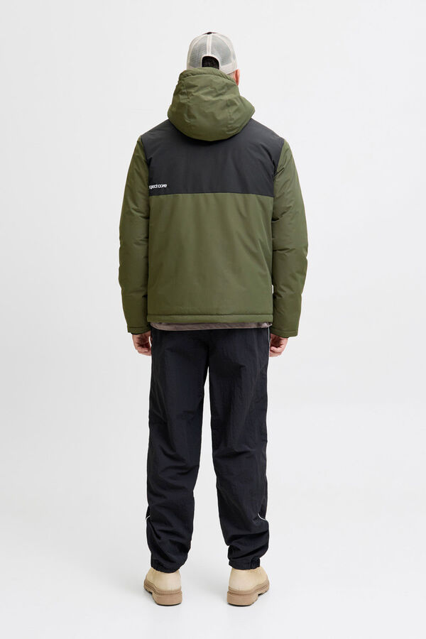 Jack & Jones Casaco acolchoada bicolor verde
