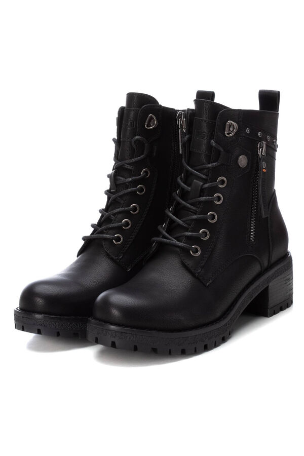 Refresh Botin estilo militar negro