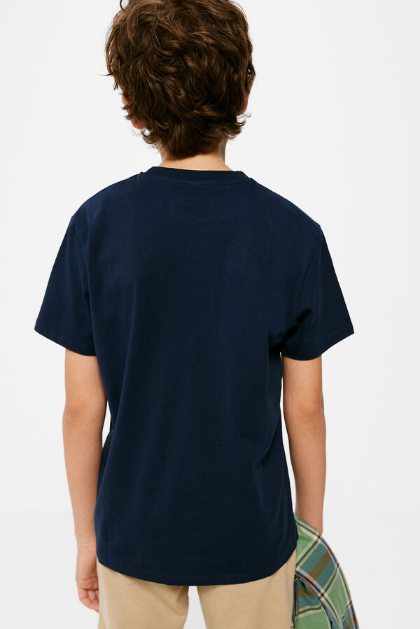 Springfield Camiseta print monopatín niño azul medio