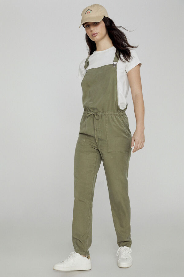 Only Peto largo holgado verde