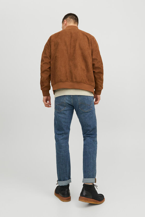 Jack & Jones Casaco bomber efeito pele cru