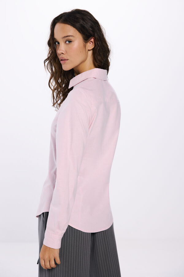 Springfield Camisa Oxford rosa