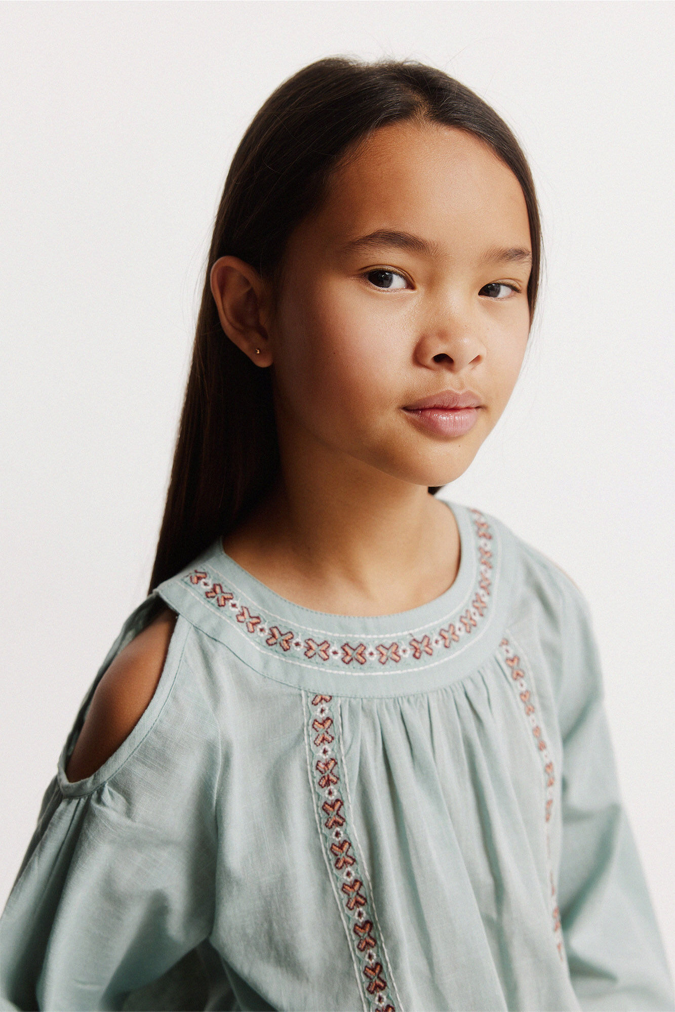 Springfield Kids Blusa com ombros cut out para menina