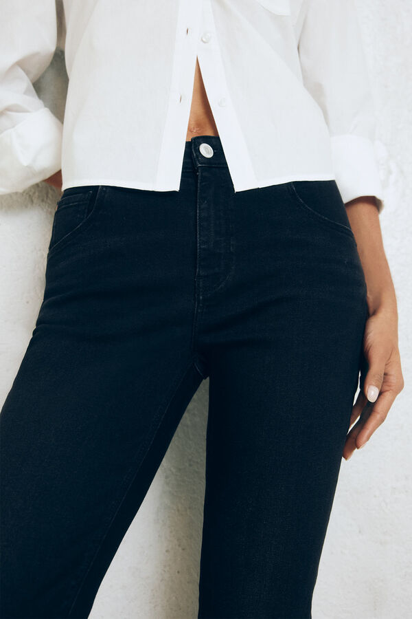 Springfield empurrar jeans preto