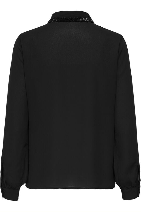 JDY Camisa manga larga negro