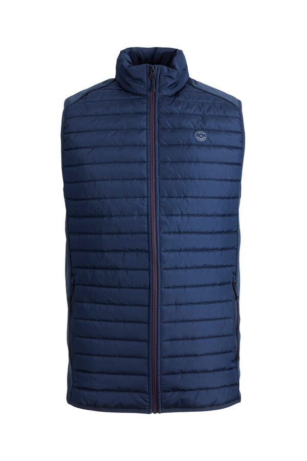 Jack & Jones Colete acolchoado azul