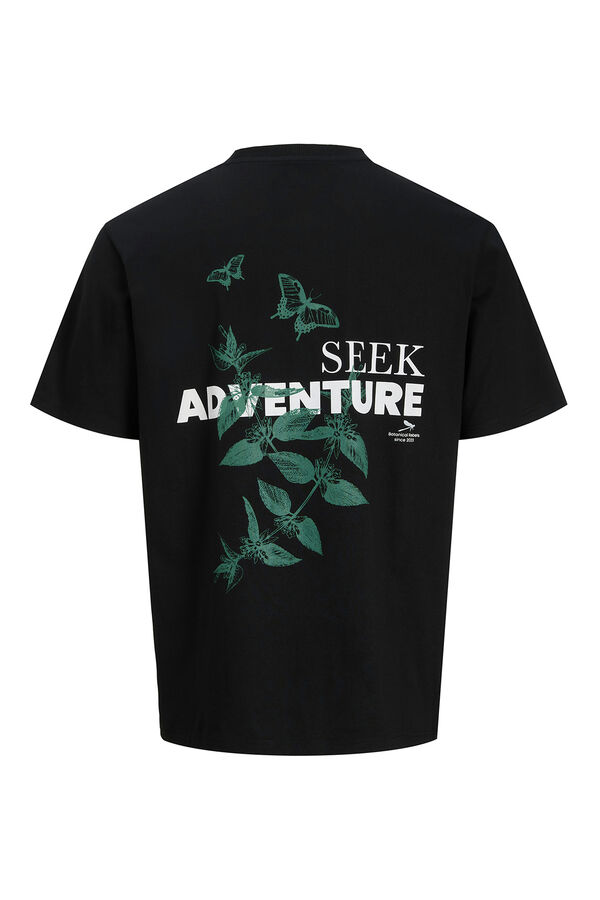 JJ REBEL Camiseta back print negro