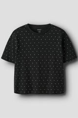 Name It Camiseta de brillo de ni&ntilde;a negro