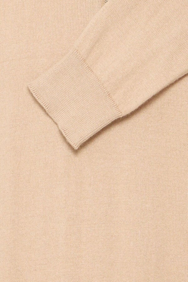 Blend Camisola de gola alta bege