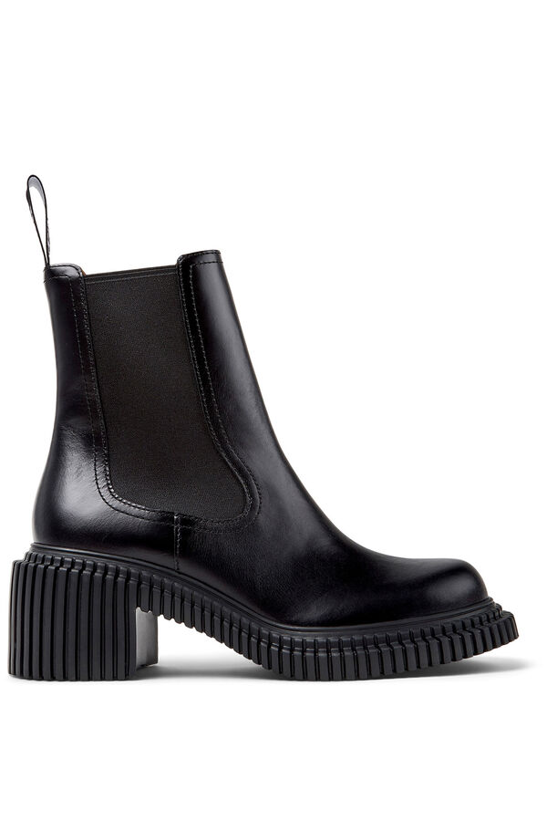 Camper Botas de media ca&ntilde;a de piel negro