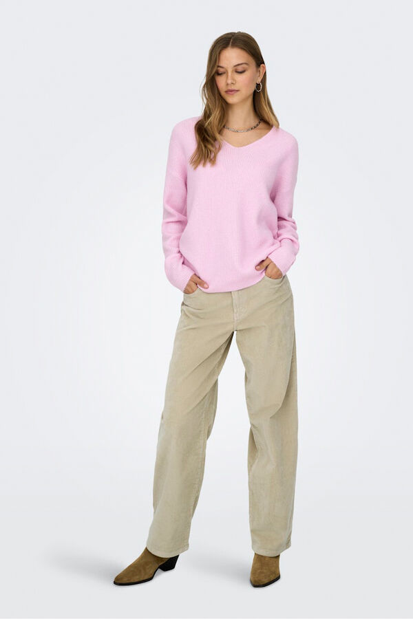 Only Cal&ccedil;a cal&ccedil;a com cinto bege