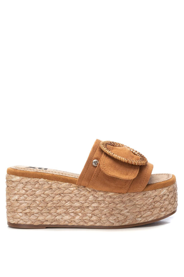 XTI Sandalia de mujer  naranja