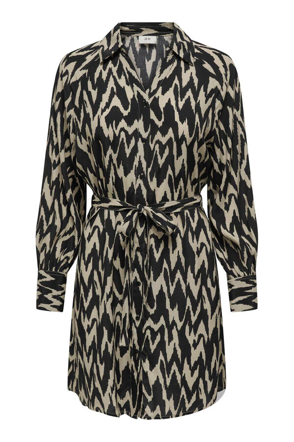 JDY Vestido curto cinzento