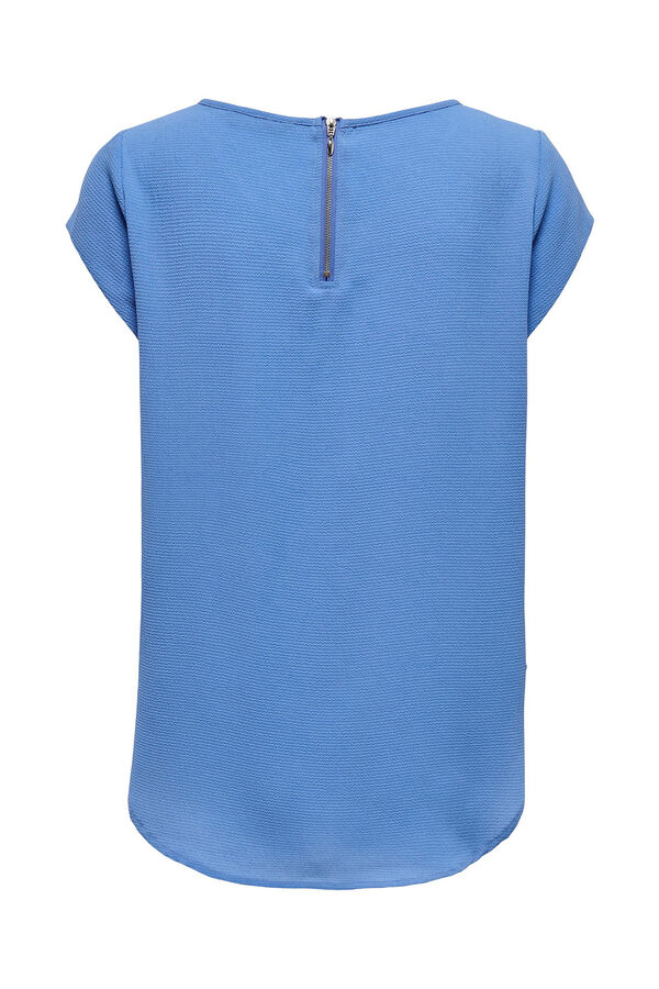 Only Camisola de manga curta azul