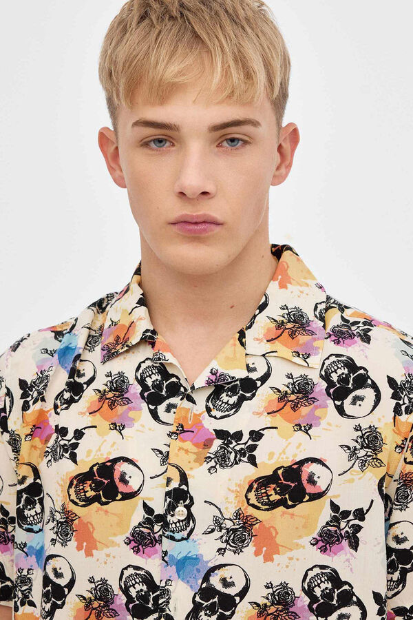 Inside Camisa caveiras branco