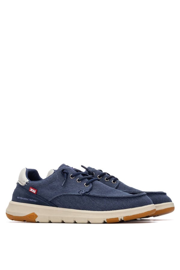 XTI Zapatos n&aacute;uticos marineros azul