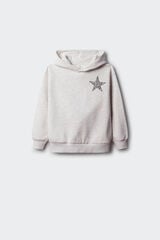 Springfield Kids Sudadera estrella ni&ntilde;a espalda gris