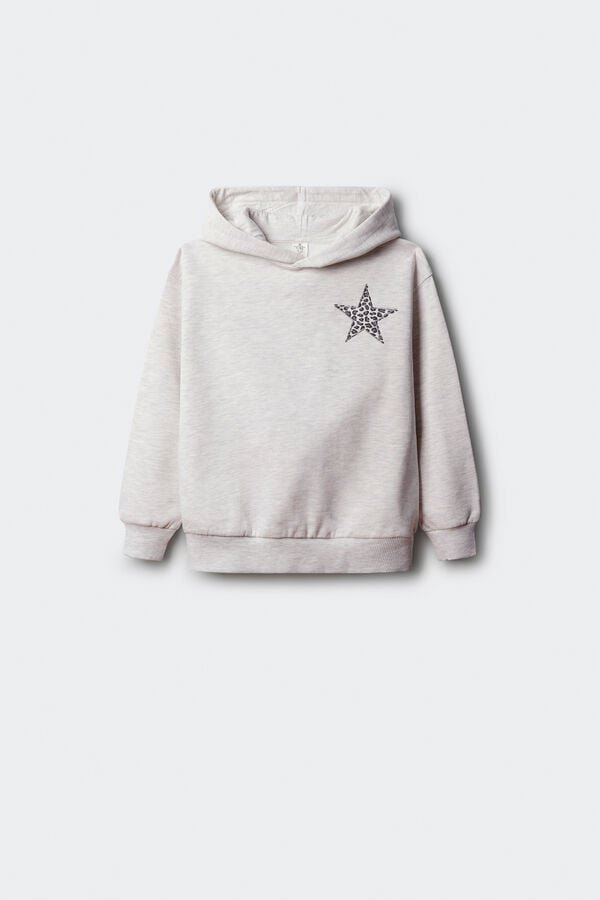 Springfield Kids Sudadera estrella ni&ntilde;a espalda gris