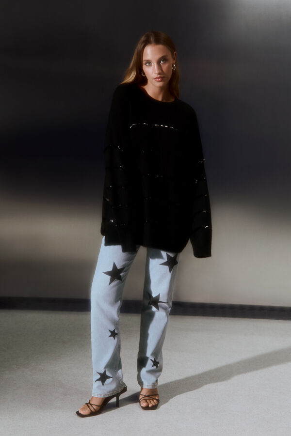 High Spirits Jeans Straight "Stellar" azul