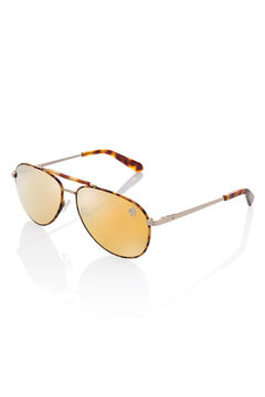 Springfield Gafas de sol unisex redondas amarillo