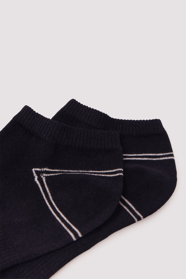 Springfield Meia soquete desportiva rib preto