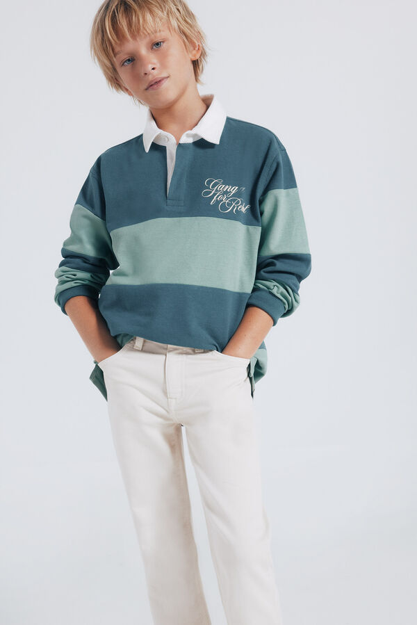 Springfield Kids Pantal&oacute;n Knit ni&ntilde;o blanco