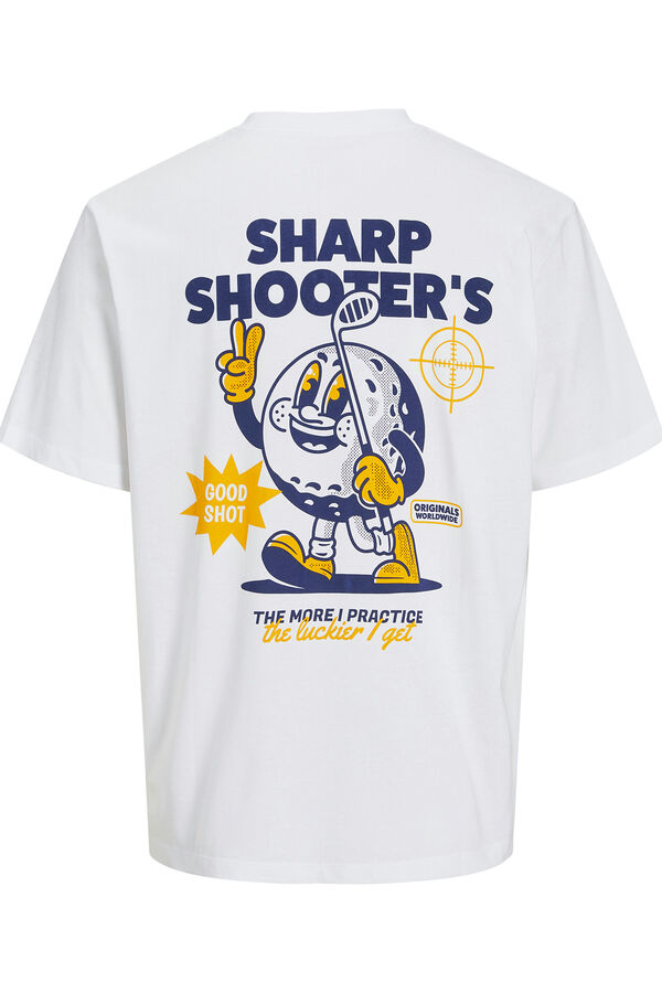 Jack & Jones Camiseta de manga curta com ajuste solto estampado