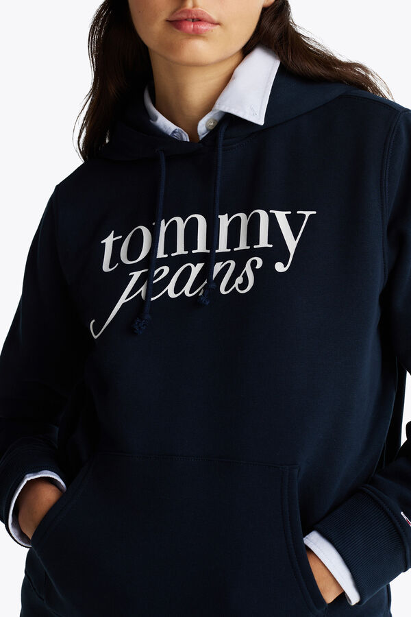 Tommy Jeans Sweatshirt capuz Tommy Jeans azul