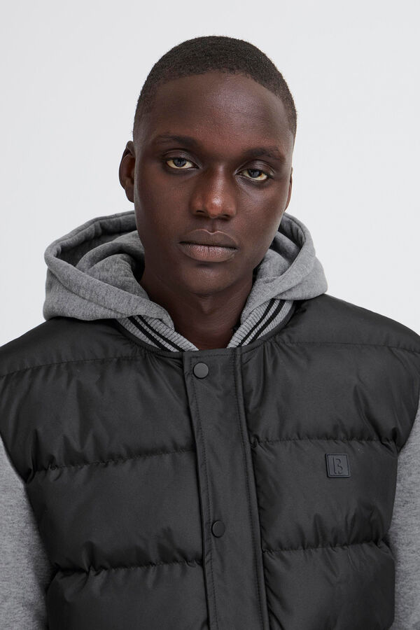 Blend Casaco com capuz preto