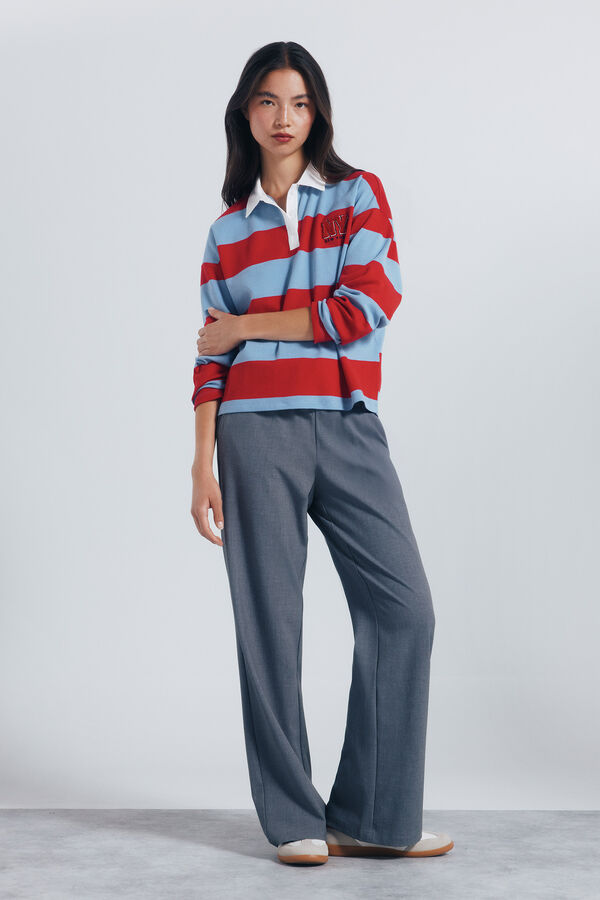 Springfield Cal&ccedil;a jogger larga cinzento