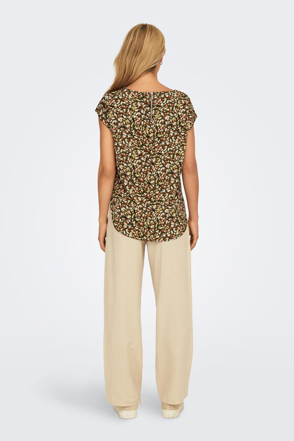 Only Camisola de manga curta cru