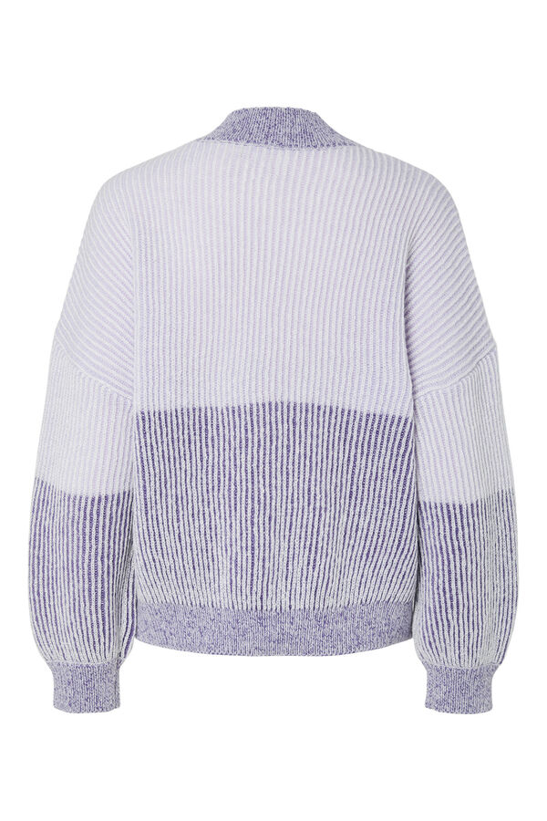 Pieces Jersey de punto morado/lila