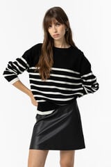 Tiffosi Su&eacute;ter Listrado preto