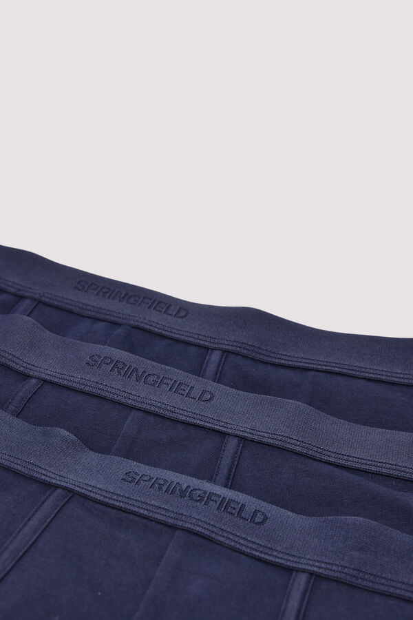 Springfield Pack 3 boxers b&aacute;sicos azul