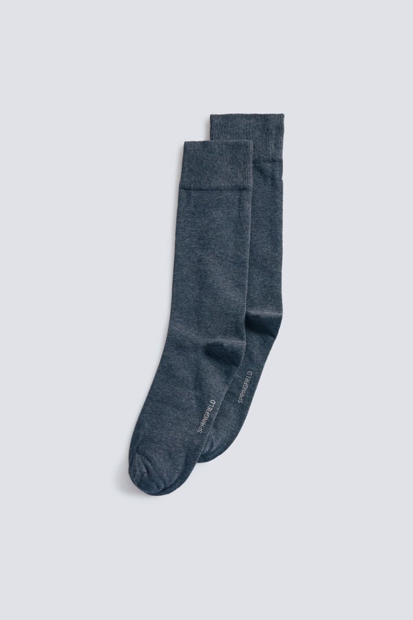 Springfield Meia longa monocrom&aacute;tica cinzento