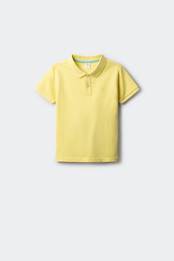 Springfield Kids Polo b&aacute;sico menino amarelo