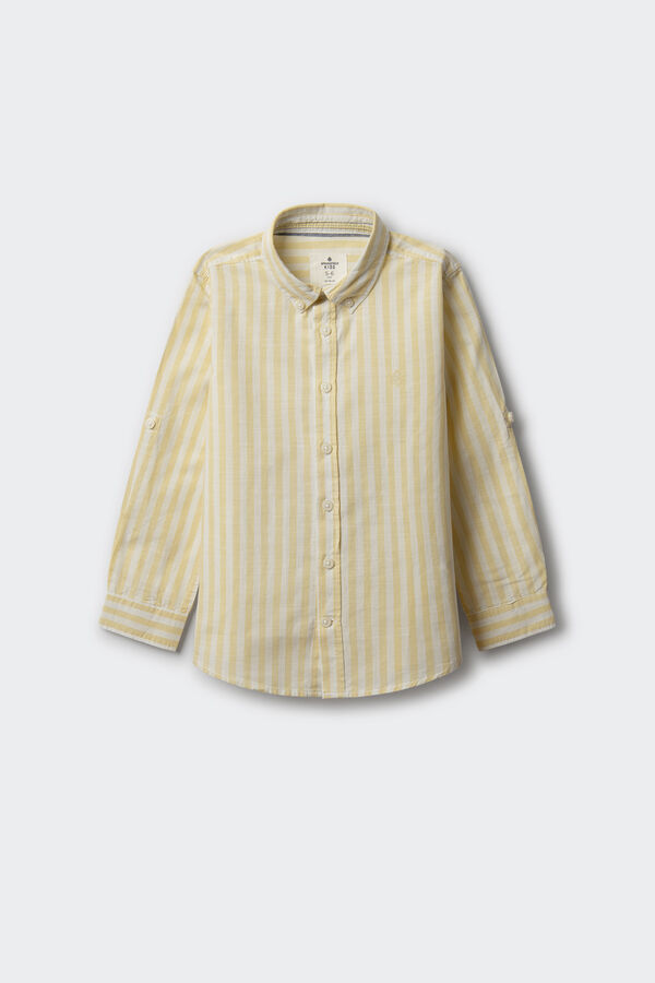 Springfield Kids Camisa Rayas ni&ntilde;o amarillo