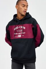 Inside Sudadera Con Capucha negro