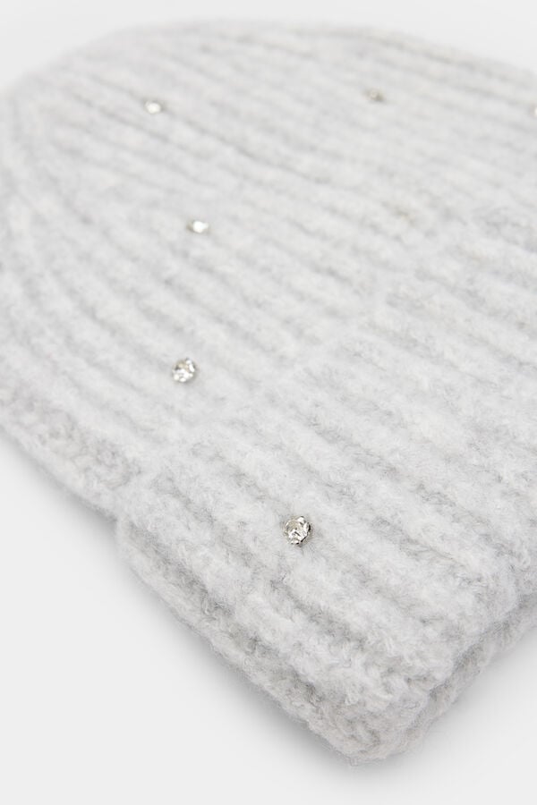 Springfield Chap&eacute;u de malha com malha cinzento