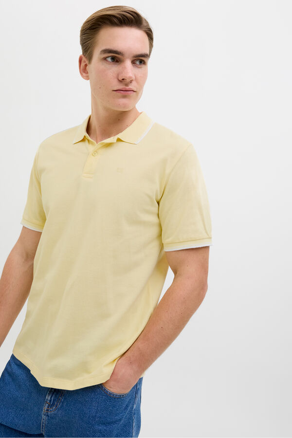 JJ REBEL Polo regular fit amarillo