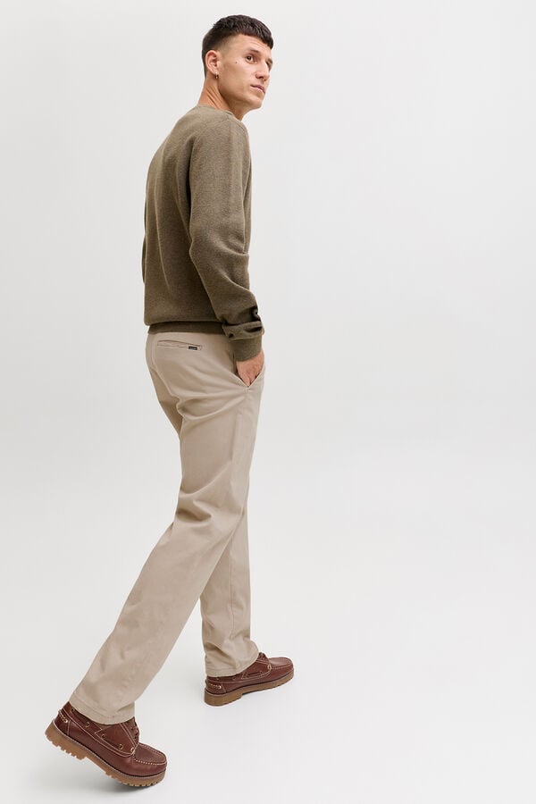 Jack & Jones Pantal&oacute;n chino relaxed tostado